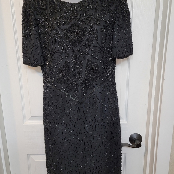 Laurence Kazar Dresses Vintage Beaded Cocktail Dress Poshmark